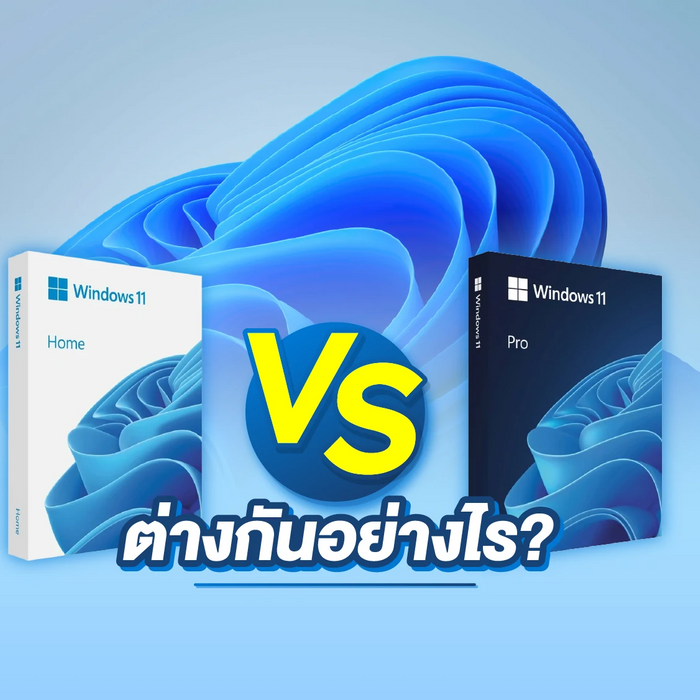 Windows Home VS Pro ต่างกันอย่างไร??