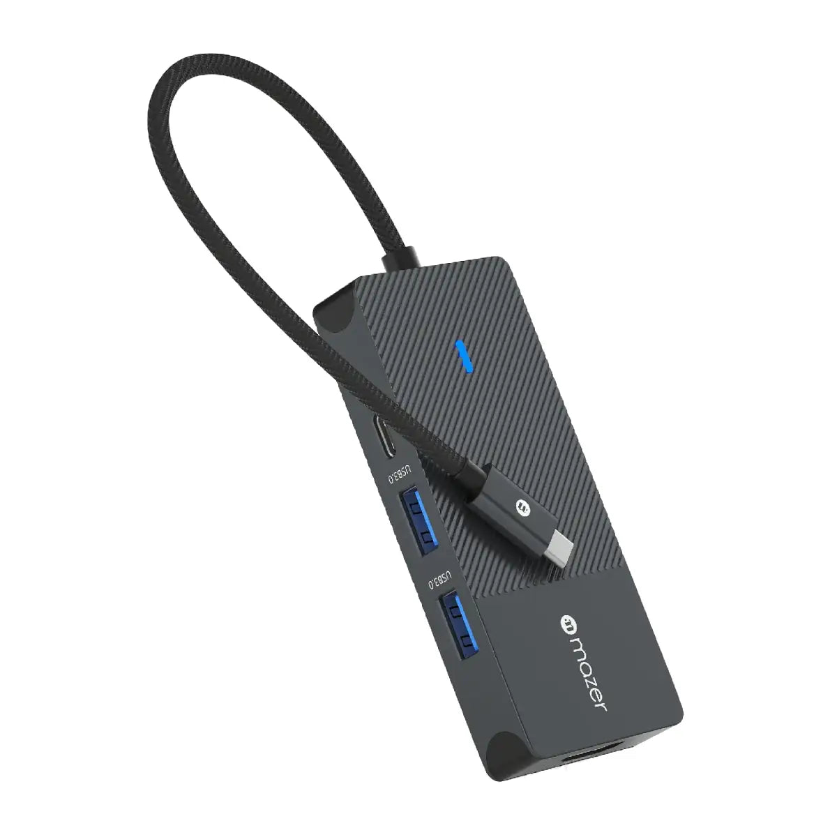 อุปกรณ์แปลงสัญญาณ Mazer Multimedia Pro 7-in-1 Hub (M-UC2MULTI7002-BK) - SpeedCom