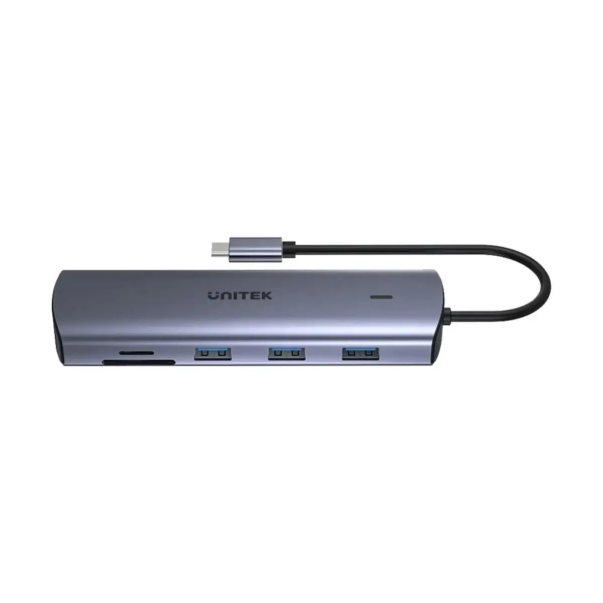 อุปกรณ์แปลงสัญญาณ Unitek 9-in-1 USB-C Hub with Dual Display, Dual Card Reader - SpeedCom