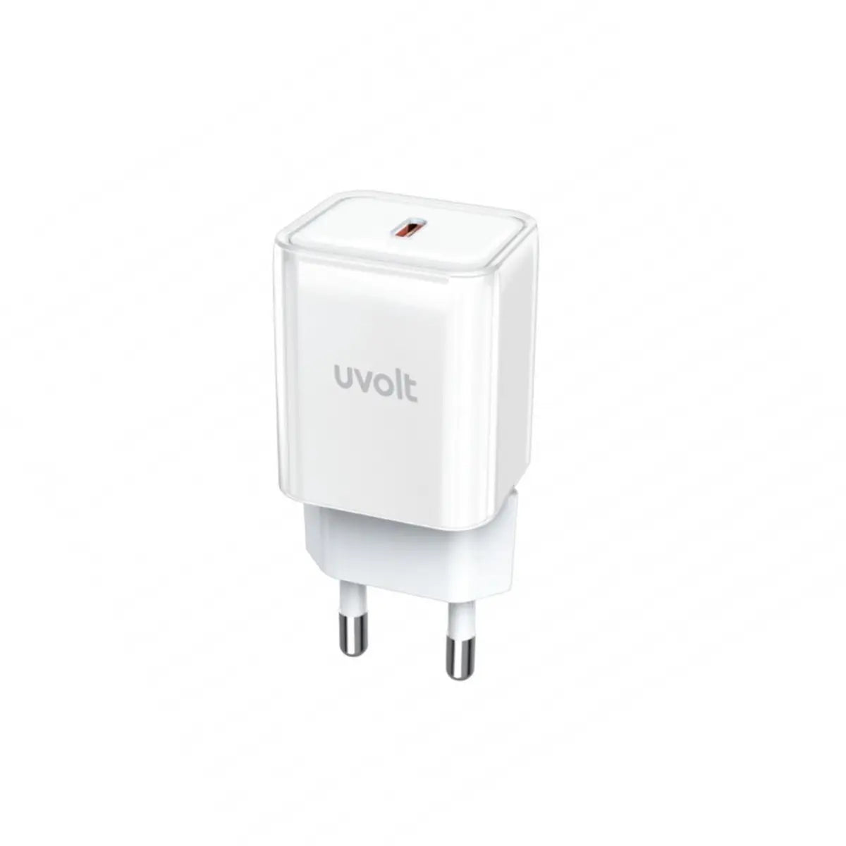 หัวชาร์จ Uvolt UVA20W-01-WHT Wall Charge USB-C PD 20W สีขาว - SpeedCom