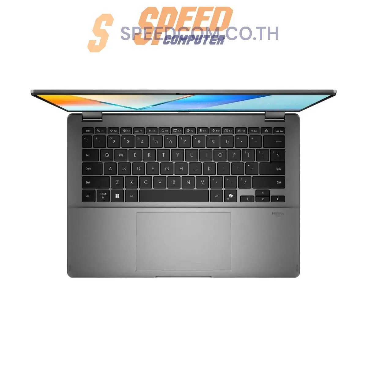 โน๊ตบุ๊ค 2-in-1 Asus Vivobook S14 Flip รุ่น TP3407SA-QL528WA ชิป Intel Core Ultra 5 226V จอสัมผัสพับได้ สีเทา Matte Gray เหมาะสำหรับทำงานและพกพา