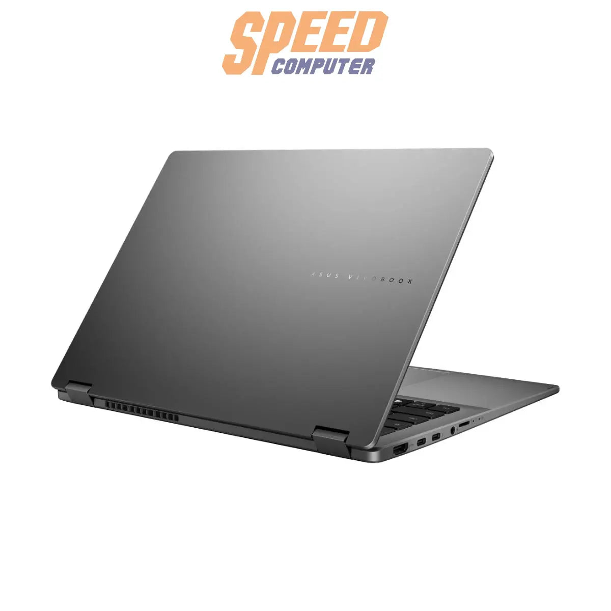โน๊ตบุ๊ค 2-in-1 Asus Vivobook S14 Flip รุ่น TP3407SA-QL528WA ชิป Intel Core Ultra 5 226V จอสัมผัสพับได้ สีเทา Matte Gray เหมาะสำหรับทำงานและพกพา