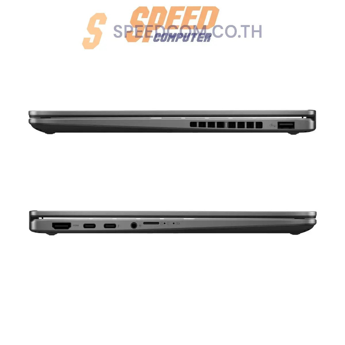 โน๊ตบุ๊ค 2-in-1 Asus Vivobook S14 Flip รุ่น TP3407SA-QL528WA ชิป Intel Core Ultra 5 226V จอสัมผัสพับได้ สีเทา Matte Gray เหมาะสำหรับทำงานและพกพา