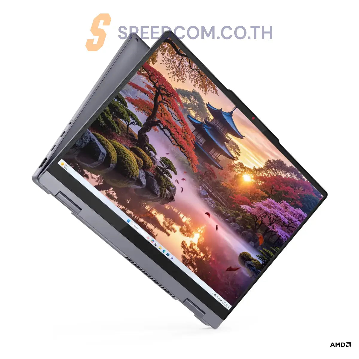 โน๊ตบุ๊ค 2 in 1 Lenovo IdeaPad 5 14AKP10-83KT000DTA Ryzen AI 7 สีเทา (Luna Grey) - SpeedCom