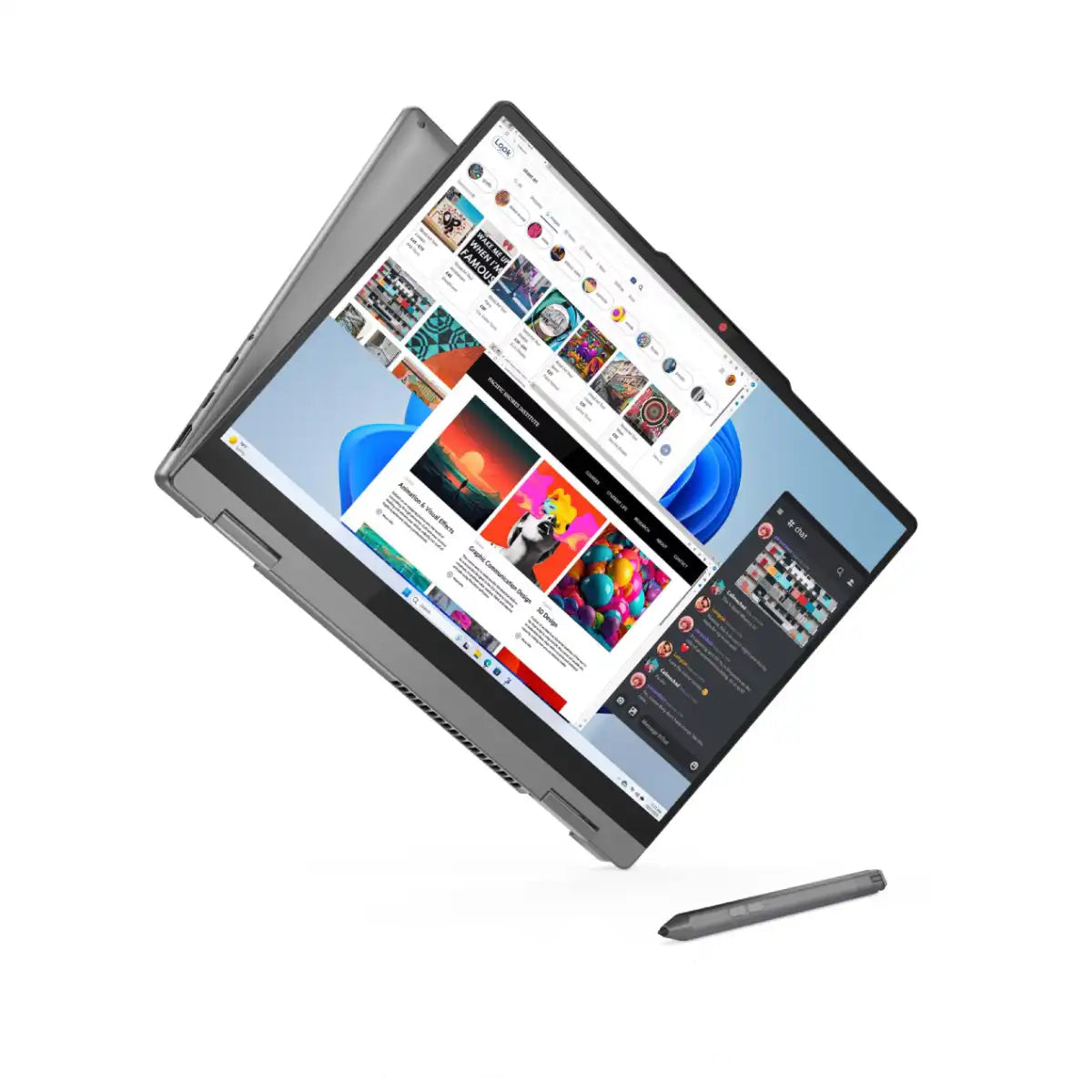 โน๊ตบุ๊ค 2 in 1 Lenovo IdeaPad 5 14IRH9 83KX005TTA i5 Gen13 สีเทา (Luna Grey)