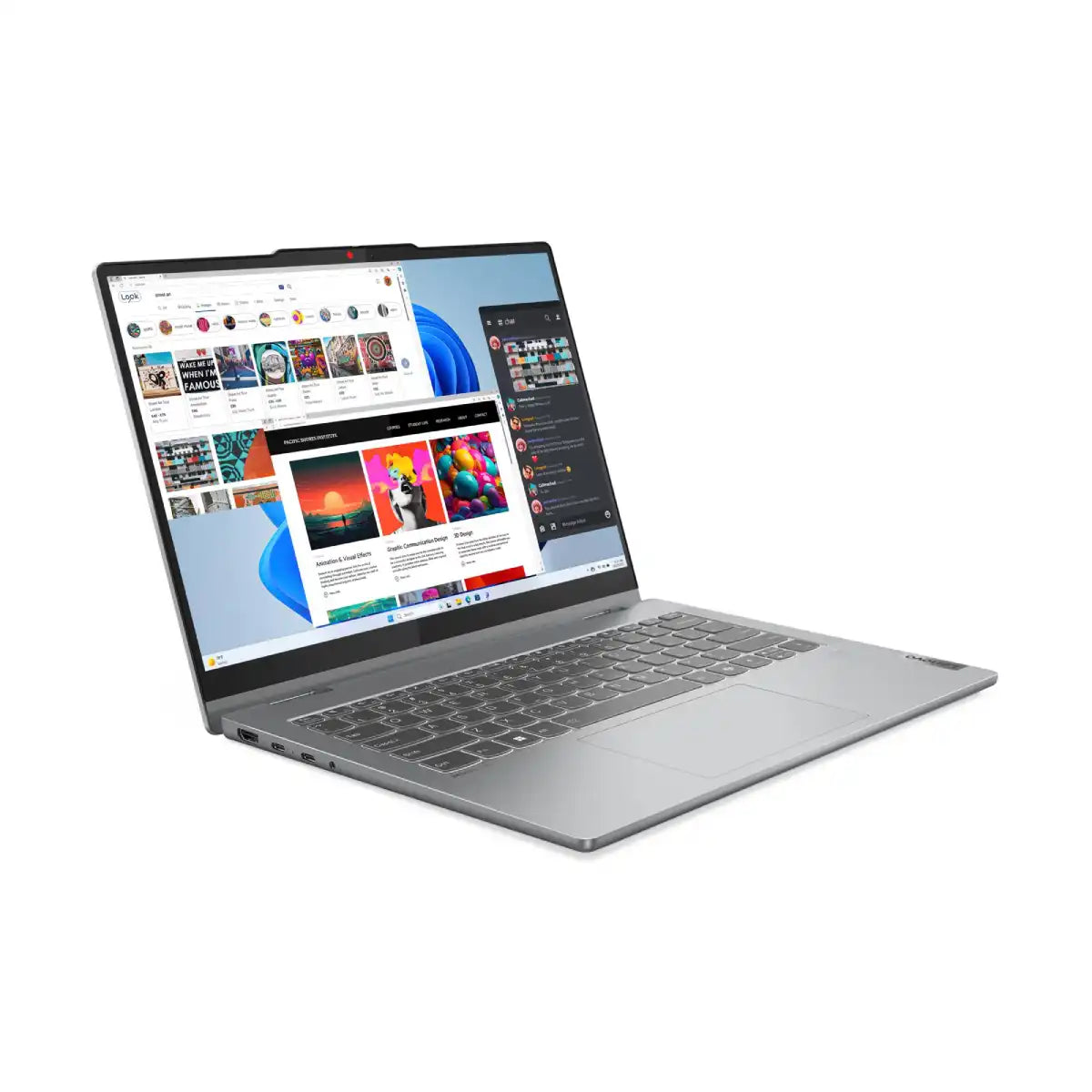 โน๊ตบุ๊ค 2 in 1 Lenovo IdeaPad 5 14IRH9 83KX005TTA i5 Gen13 สีเทา (Luna Grey)