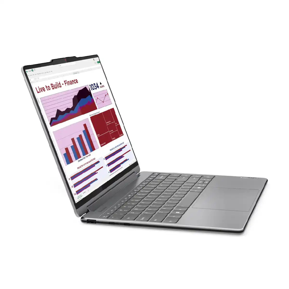 โน๊ตบุ๊ค 2-in-1 Lenovo Yoga 9 14IMH9-83AC000XTA Ultra7 สีเทา (Luna Grey)SpeedCom