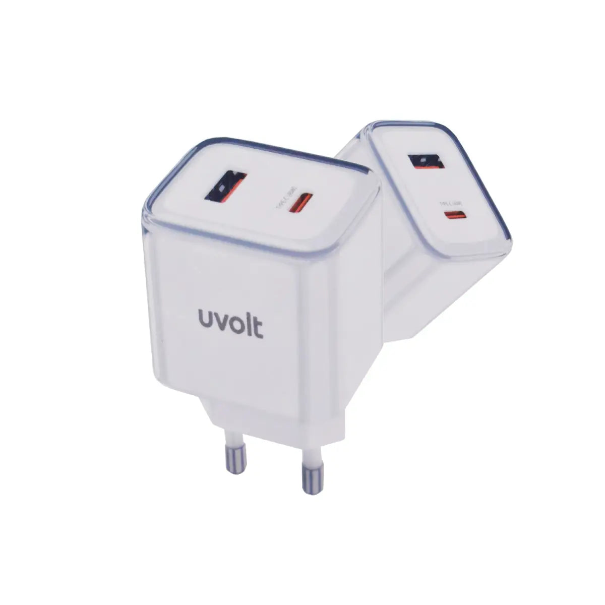 หัวชาร์จ Uvolt UVA45W-01-WHT Wall Charger 45W สีขาว - SpeedCom