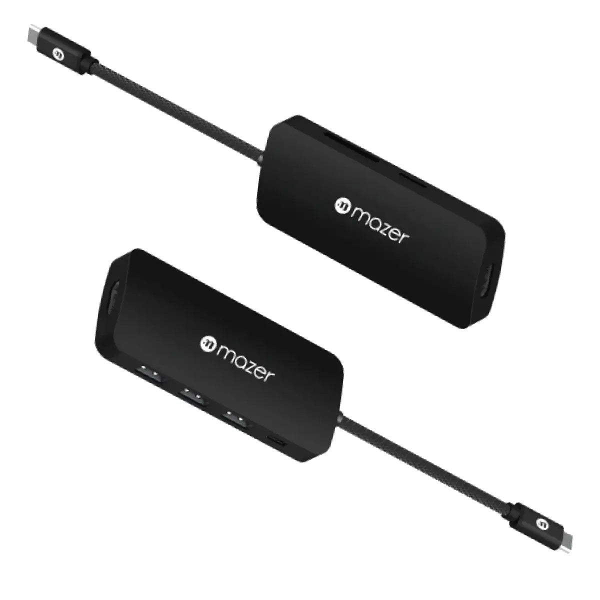 อุปกรณ์แปลงสัญญาณ Mazer USB-C Multiport Hub 7-in-1 (M-UC2MULTI4070-BK) - SpeedCom
