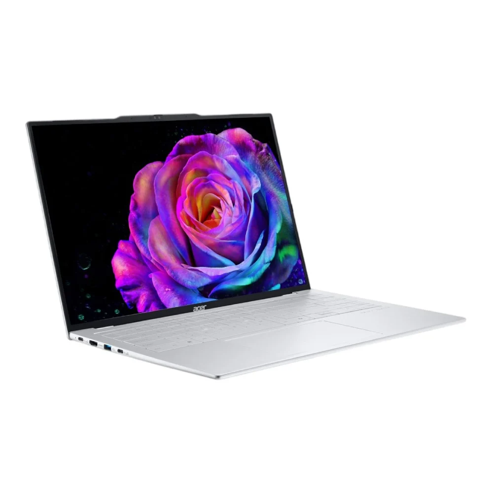 โน๊ตบุ๊ค ACER Swift Air 16 SFA16-61M-R5MZ Ryzen AI 5 สีเงิน