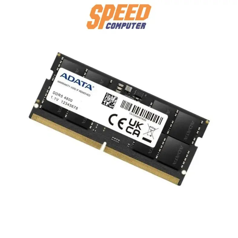 หน่วยความจำ แรม โน๊ตบุ๊ค ADATA 32GB DDR5 BUS 4800 AD5S480032G - S - SpeedCom