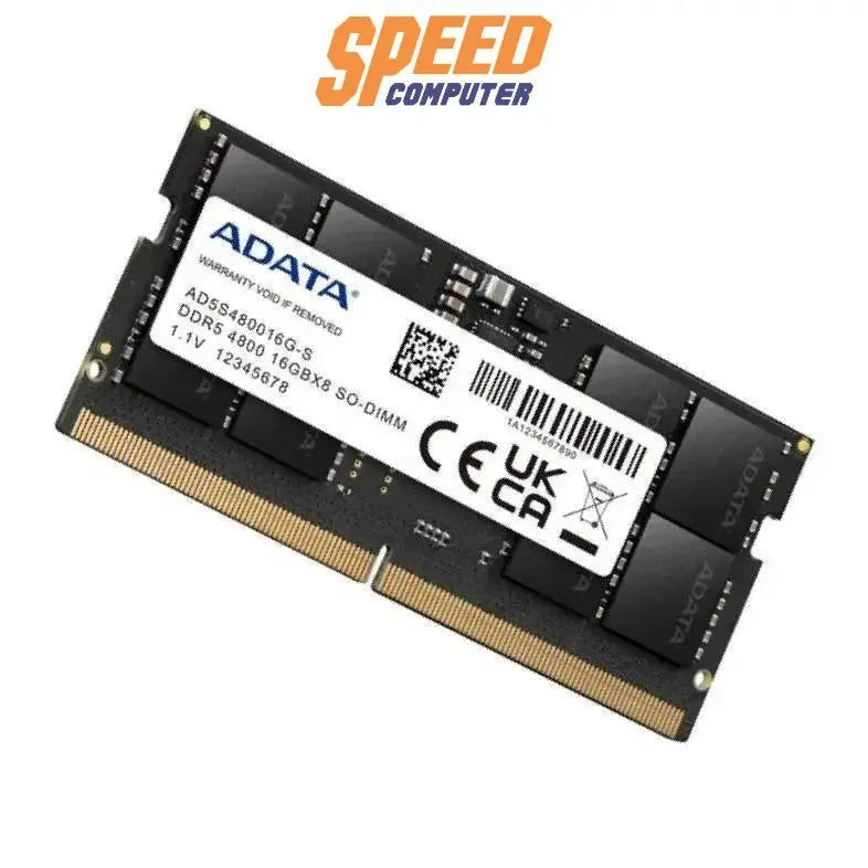 หน่วยความจำ แรม โน๊ตบุ๊ค ADATA 8GB DDR5 BUS 4800 AD5S48008G - S - SpeedCom