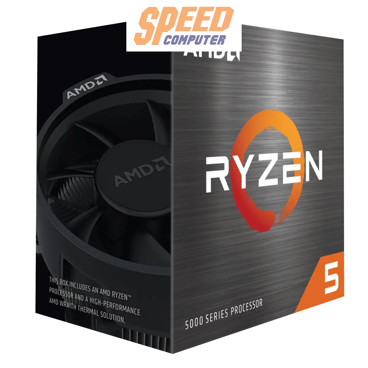 ซีพียู AMD Ryzen 5 5600 4.7GHz 6C/12T AM4 100 - 100000927BOX - SpeedCom