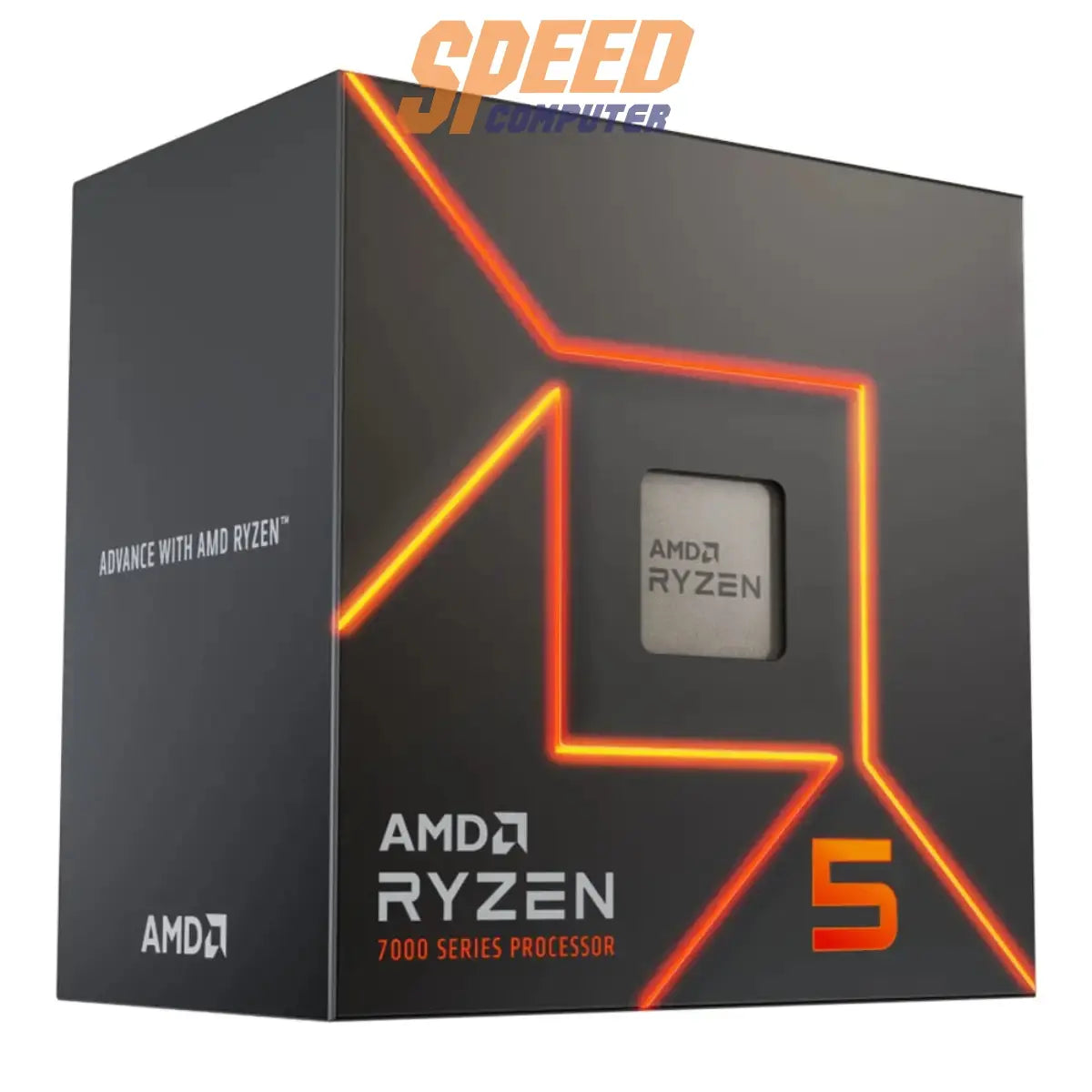 ซีพียู AMD Ryzen 5 7500F 6C/12T 3.7 GHz 100-100000597BOX - SpeedCom