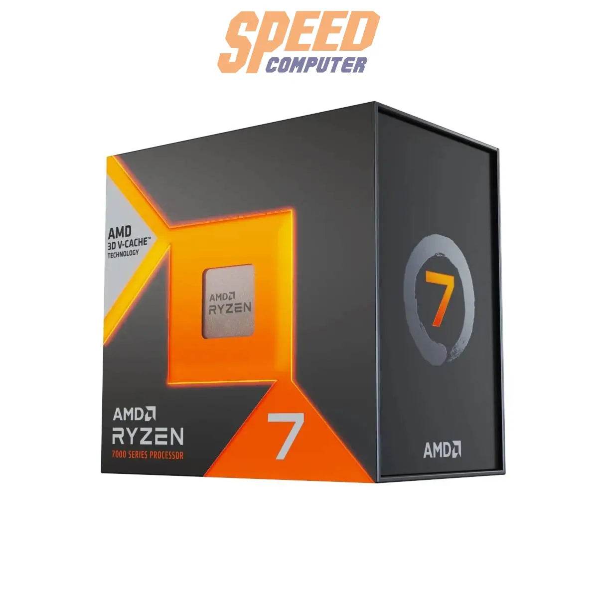 ซีพียู AMD Ryzen 7 7800X3D 4.2GHz 8C/16T AM5 YD7-7800X3D910WOFSpeedCom
