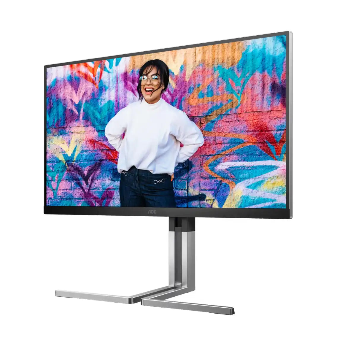 จอมอนิเตอร์ AOC Q27U3CV 27.0" QD IPS 75Hz Adaptive Sync สีดำ - SpeedCom