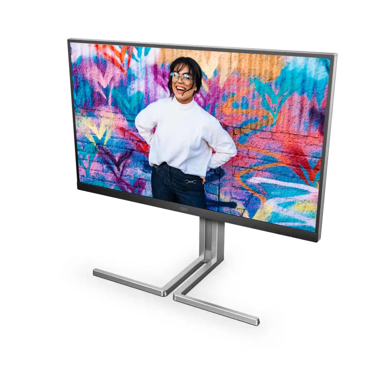 จอมอนิเตอร์ AOC Q27U3CV 27.0" QD IPS 75Hz Adaptive Sync สีดำ - SpeedCom
