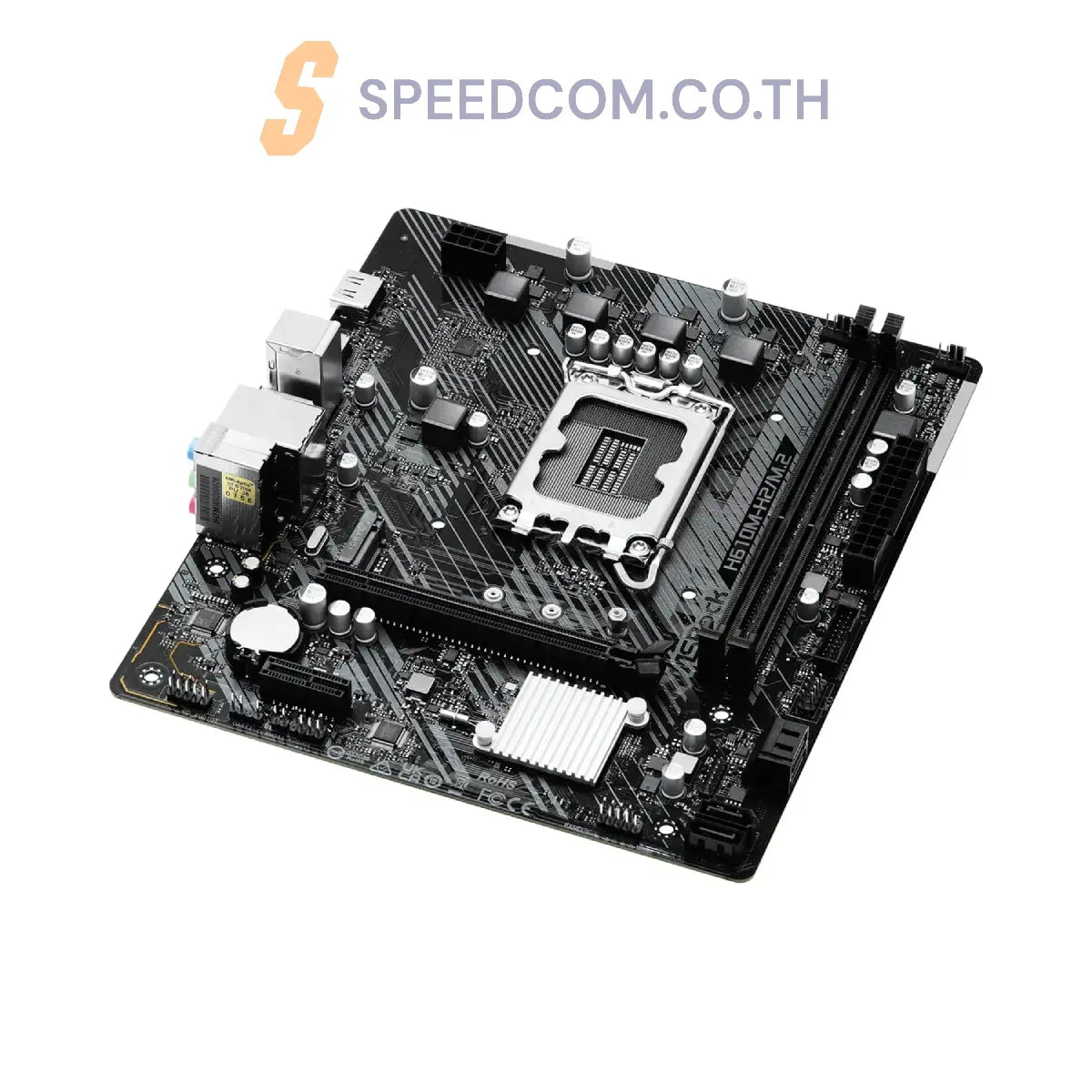 เมนบอร์ด ASROCK H610M-H2/M.2 DDR4 LGA1700 Micro ATX - SpeedCom