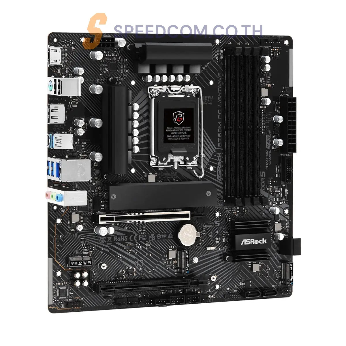 เมนบอร์ด ASRock B760M Phantom Gaming Lightning LGA1700 ATX