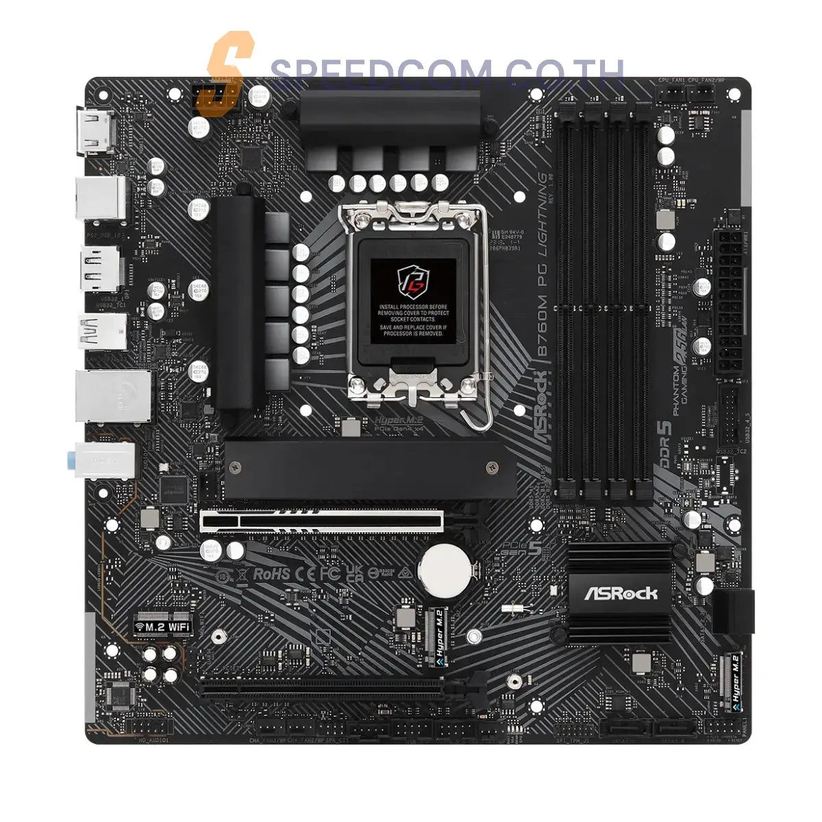 เมนบอร์ด ASRock B760M Phantom Gaming Lightning LGA1700 ATX