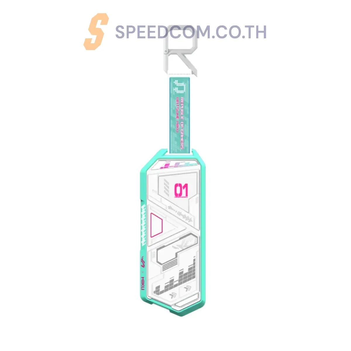 กล่องใส่เอ็มดอททู ASUS ROG Strix Arion Hatsune Miku Edition M.2 NVMe SSD Enclosure - SpeedCom