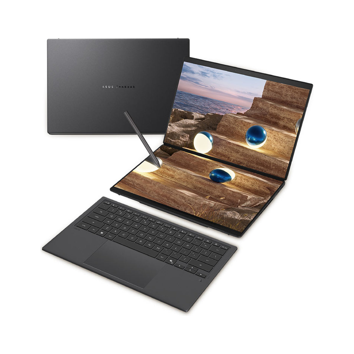 ASUS Zenbook DUO UX8407AA-SN749WA สีเทา