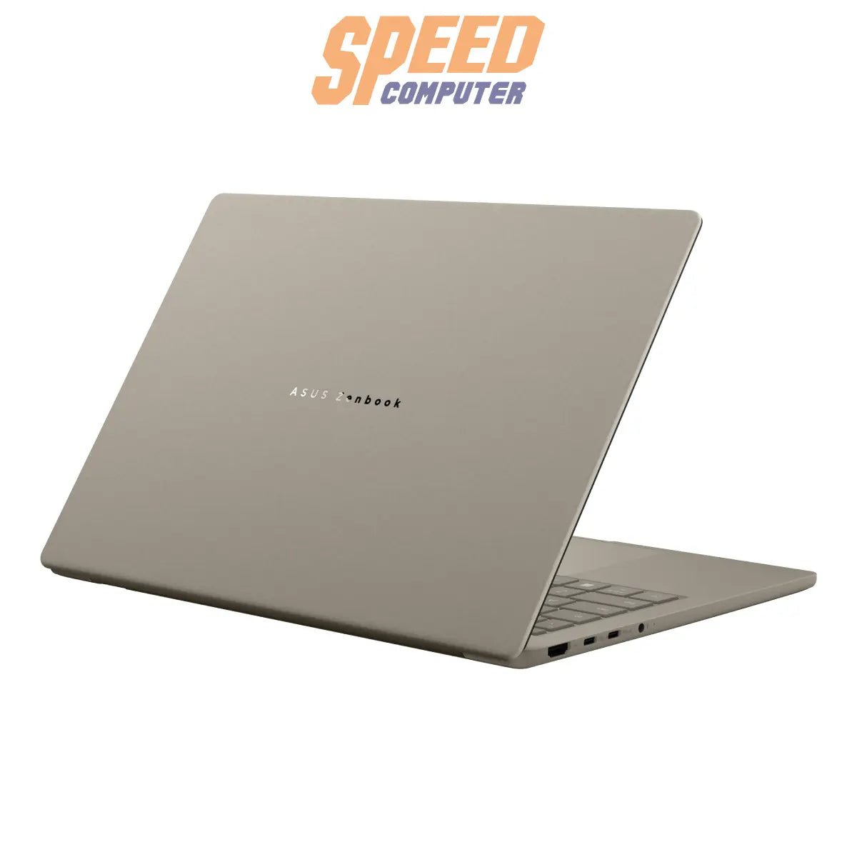 โน๊ตบุ๊ค ASUS Zenbook A14 รุ่น UX3407QA-QD001WA ชิป Snapdragon X1 ดีไซน์บางเบา สีบลอนด์ทอง Zabriskie Beige เหมาะสำหรับทำงานและพกพา