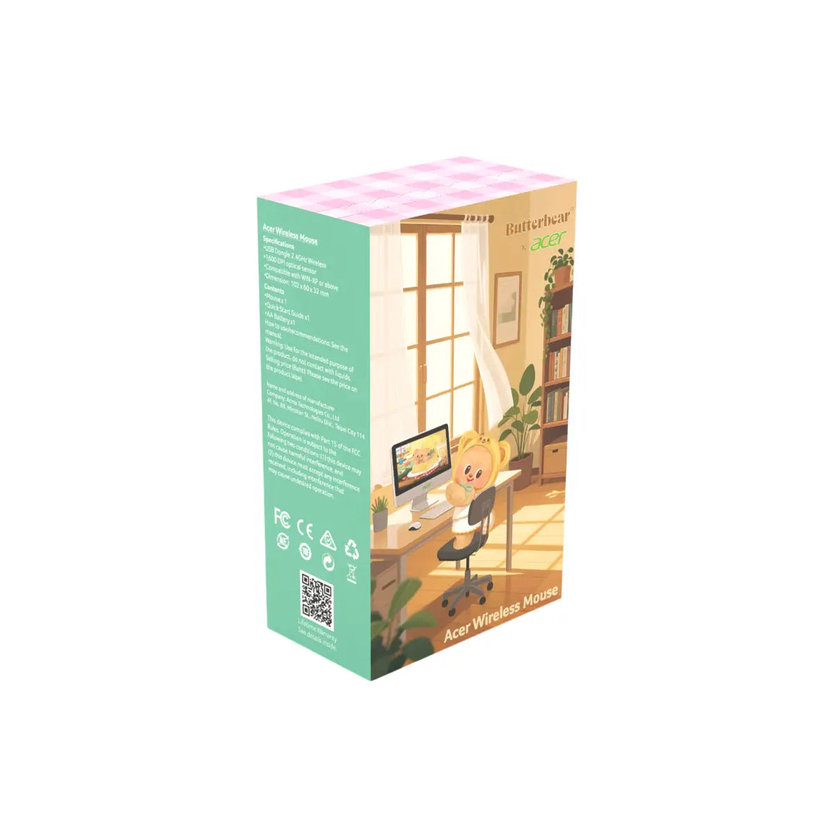 เมาส์ไร้สาย Acer BUTTERBEAR Wireless Mouse Box Series (กล่องสุ่ม)