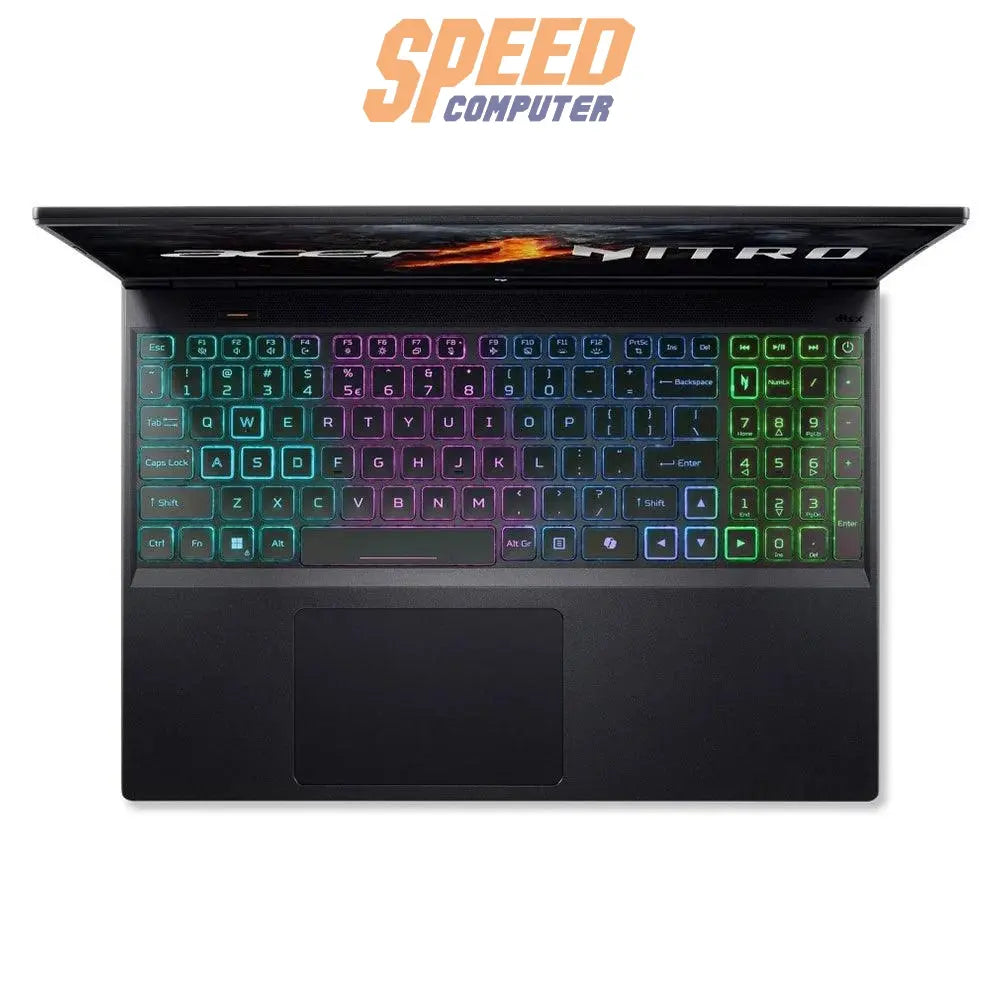 โน๊ตบุ๊ค Acer Nitro 16 AN16 - 43 - R7N7 Ryzen 9 สีดำ (Obsidian Black) - SpeedCom