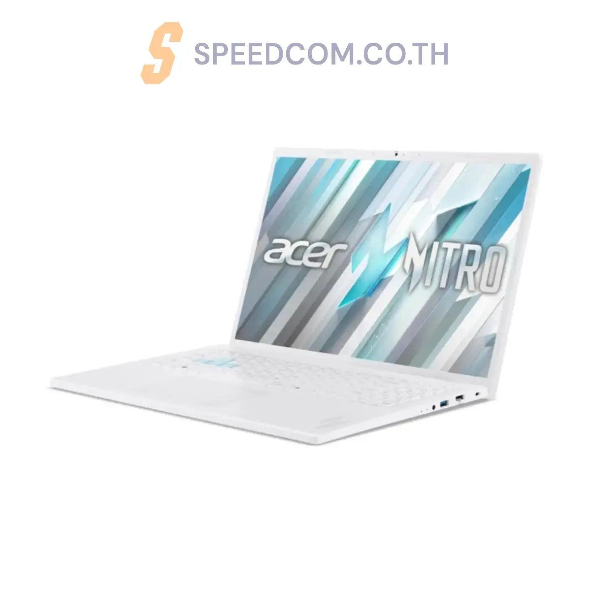 โน๊ตบุ๊ค Acer Nitro Lite 16 NL16-71G-561H (Pearl White) - SpeedCom