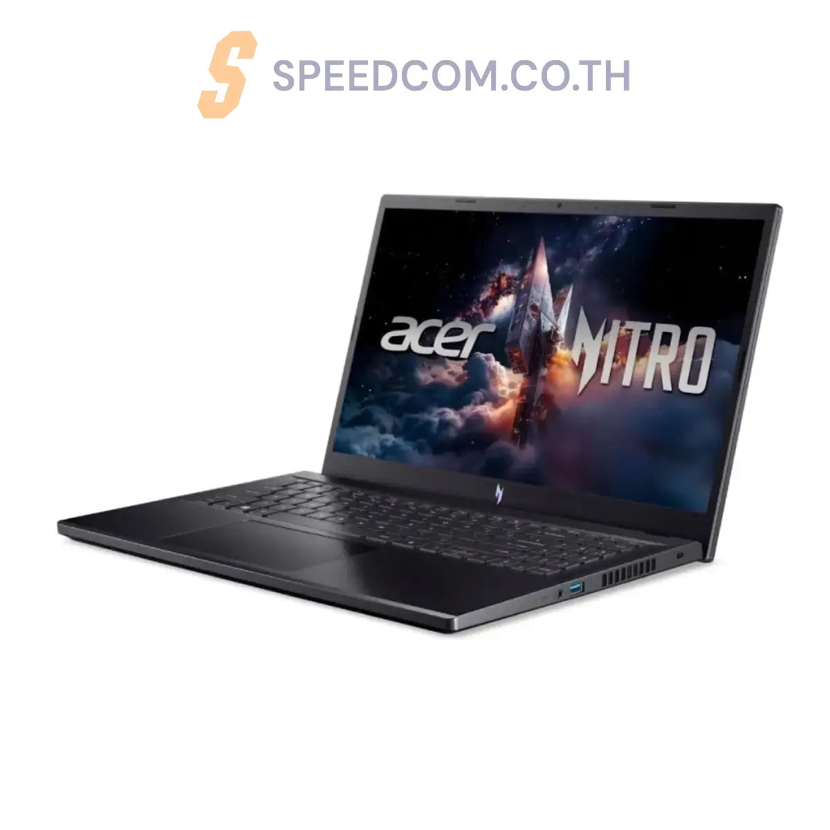 โน๊ตบุ๊ค Acer Nitro V 15 ANV15-52-501P i5 Gen13 สีดำ (Obsidian Black) - SpeedCom