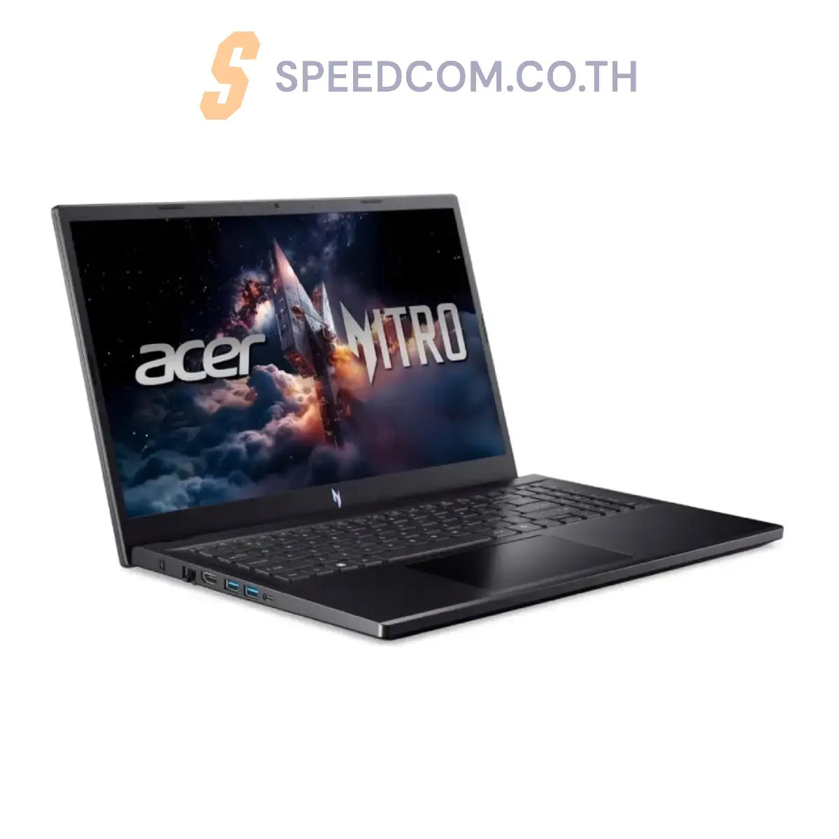 โน๊ตบุ๊ค Acer Nitro V 15 ANV15-52-501P i5 Gen13 สีดำ (Obsidian Black) - SpeedCom