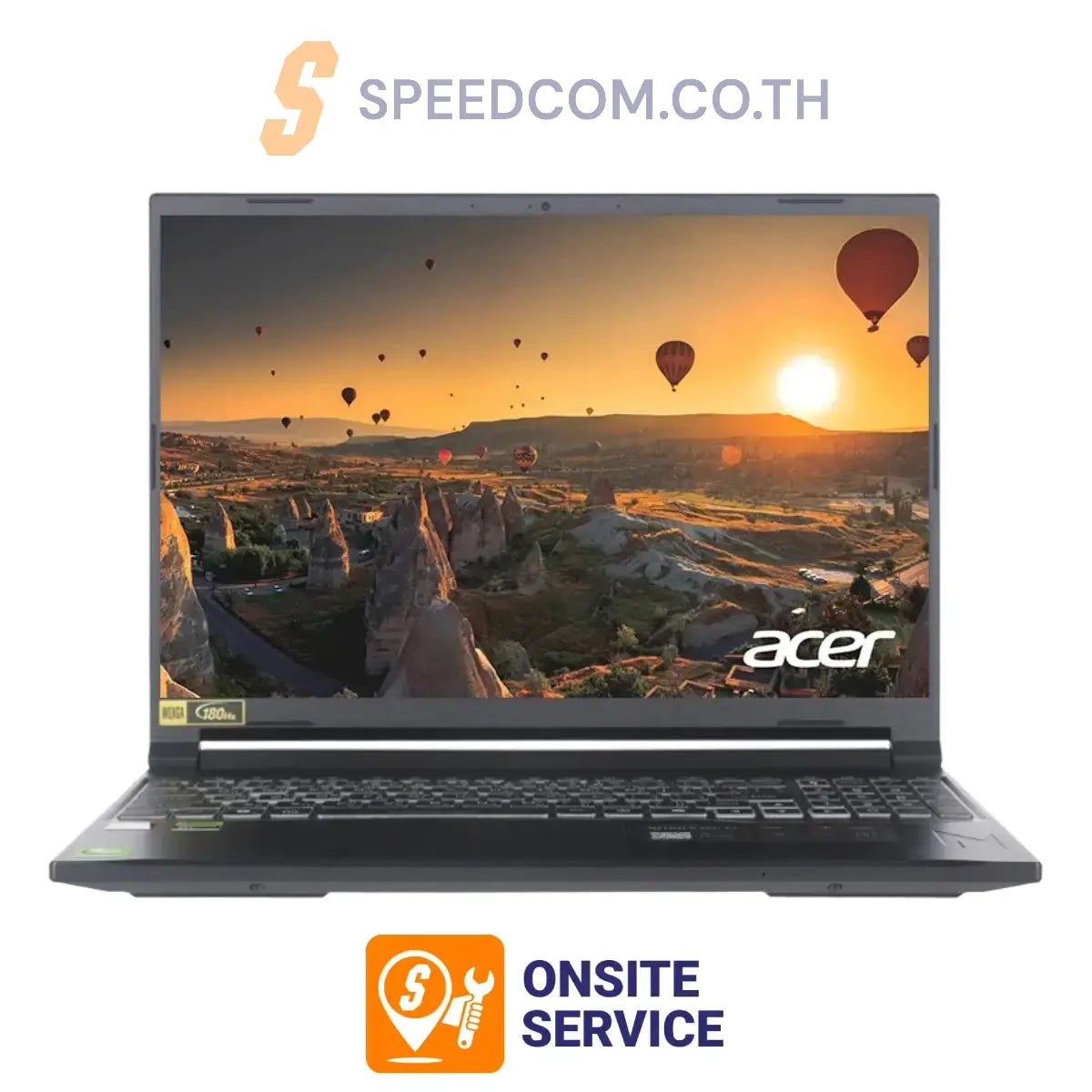 โน๊ตบุ๊ค Acer Nitro V 16S ANV16S-41-R9YE Ryzen 7 สีดำ (Obsidian Black)