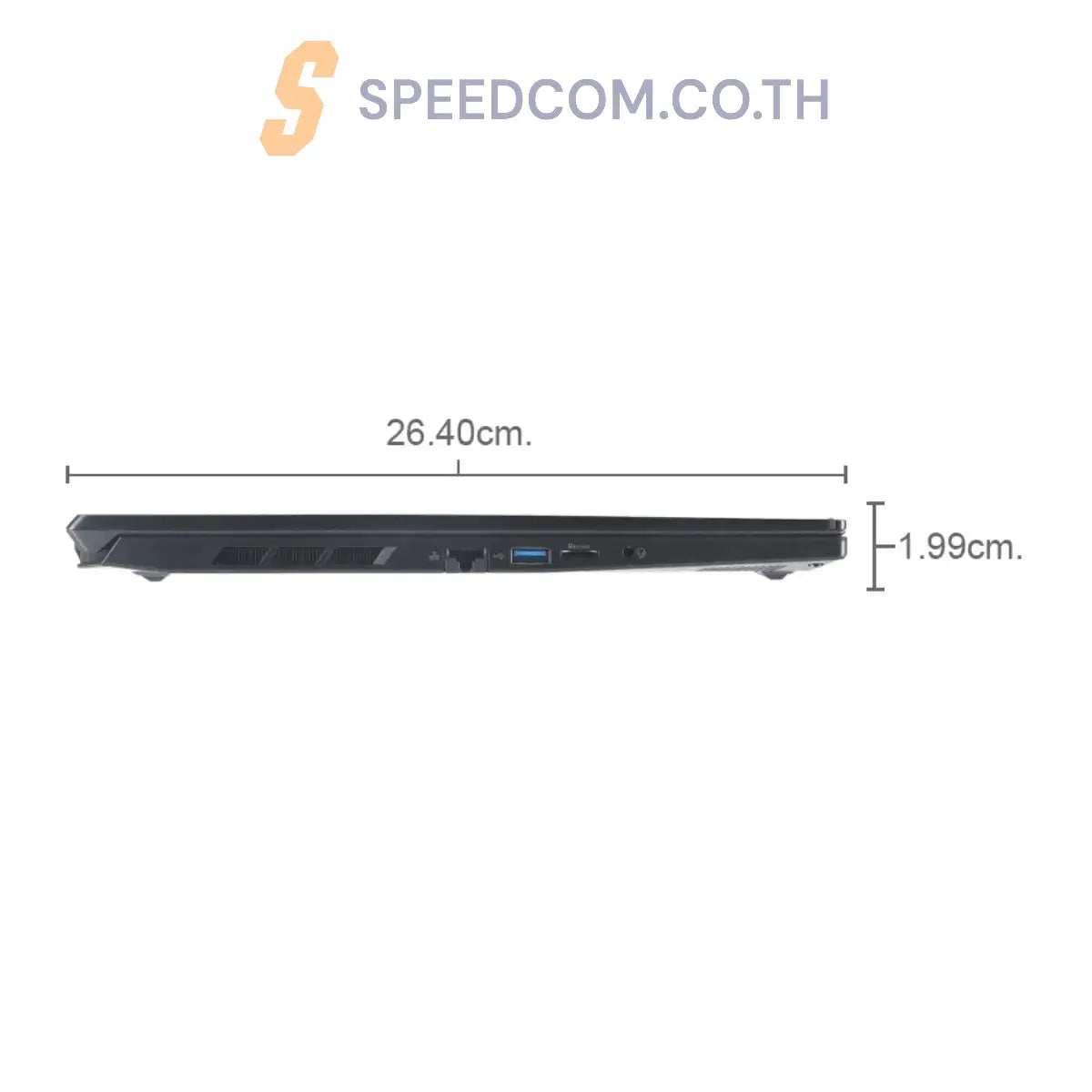 โน๊ตบุ๊ค Acer Nitro V 16S ANV16S-41-R9YE Ryzen 7 สีดำ (Obsidian Black)