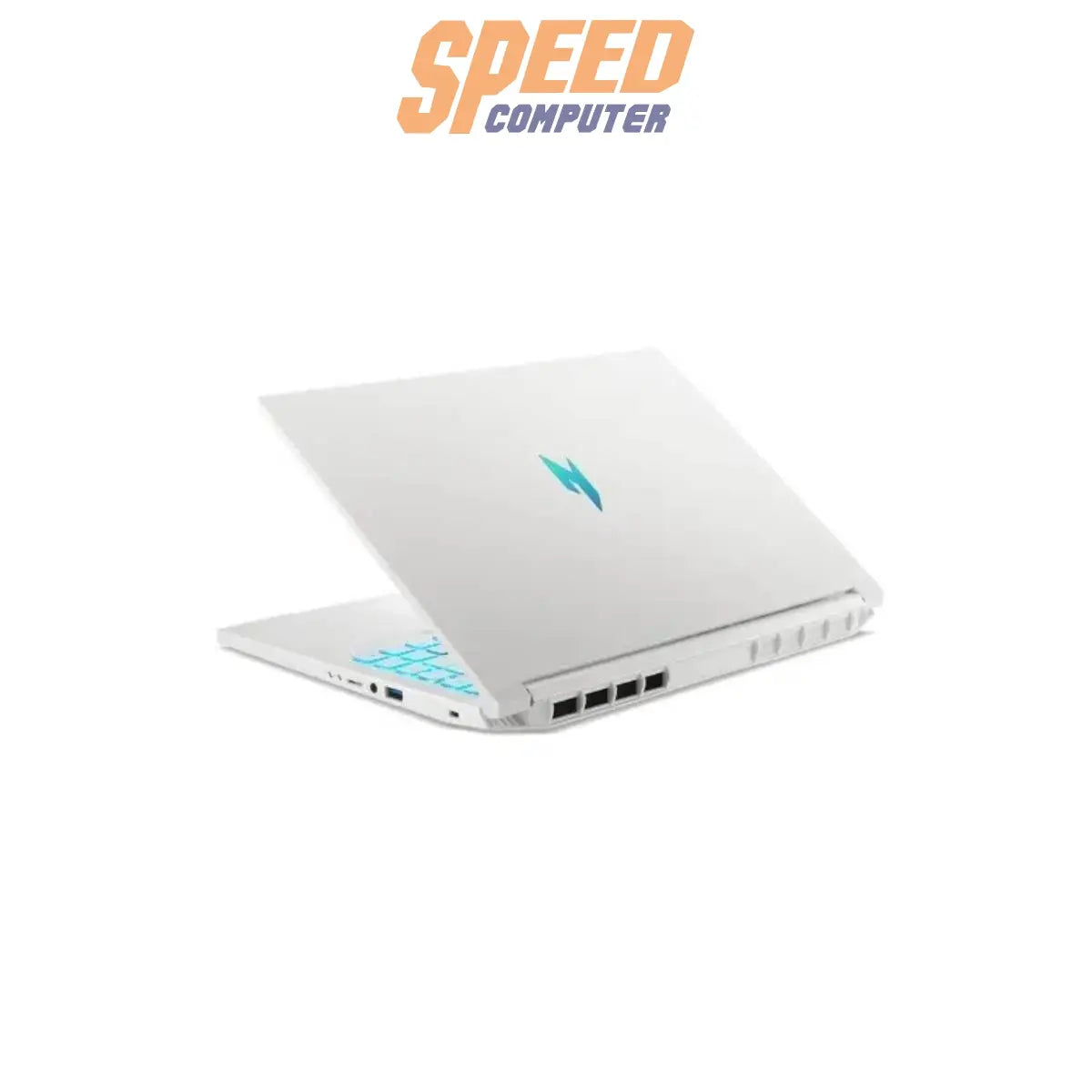 โน๊ตบุ๊คเกมมิ่ง Acer Nitro V14 รุ่น ANV14-61-R5U3 มาพร้อมชิป AMD Ryzen 5 8645HS ดีไซน์กะทัดรัด สีขาว Pearl White เหมาะสำหรับเล่นเกม ทำงาน และพกพา