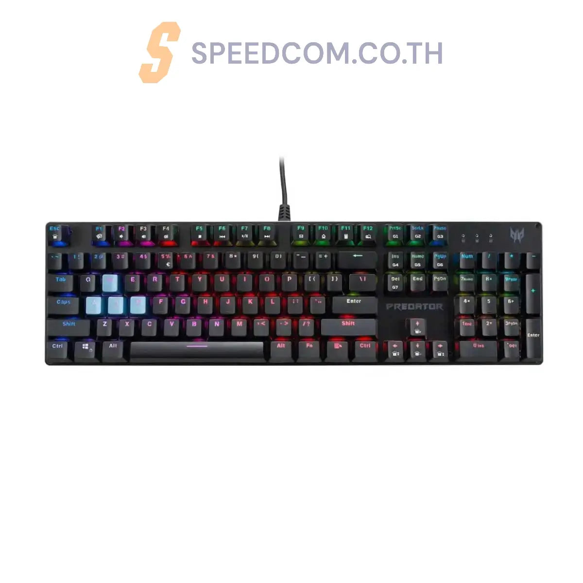 คีย์บอร์ด Acer PREDATOR AETHON 303 Gaming Keyboard สีดำ - SpeedCom
