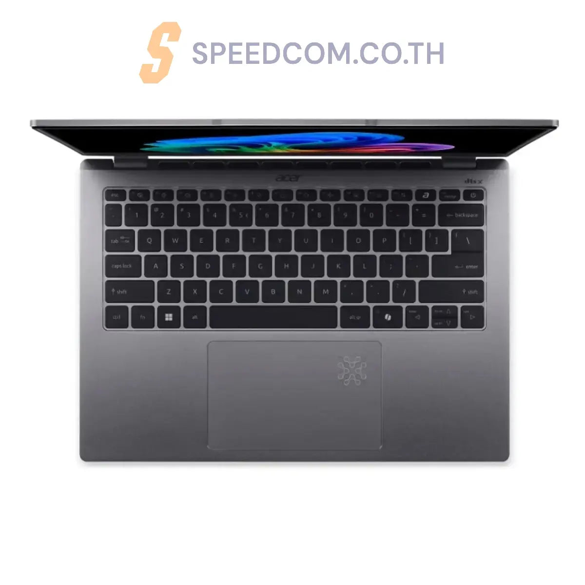 โน๊ตบุ๊ค Acer Swift Go 14 AI SFG14-64-R9Q4 Ryzen AI 7 สีเงิน (Sparkly Silver) - SpeedCom