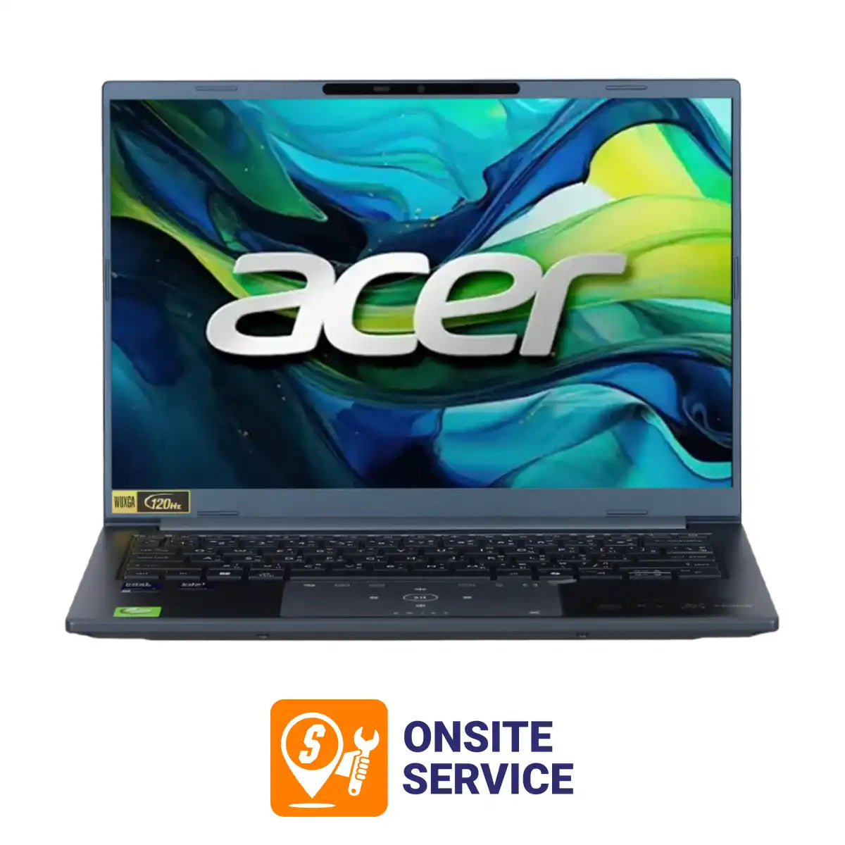 โน๊ตบุ๊ค Acer Swift Go 14 AI SFG14-75-78NT Ultra 7 (Steam Blue)
