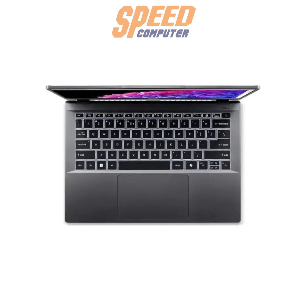 โน๊ตบุ๊ค Acer Swift Go 14 SFG14-63-R950 Ryzen9 สีเทา (Steel Gray) - SpeedCom