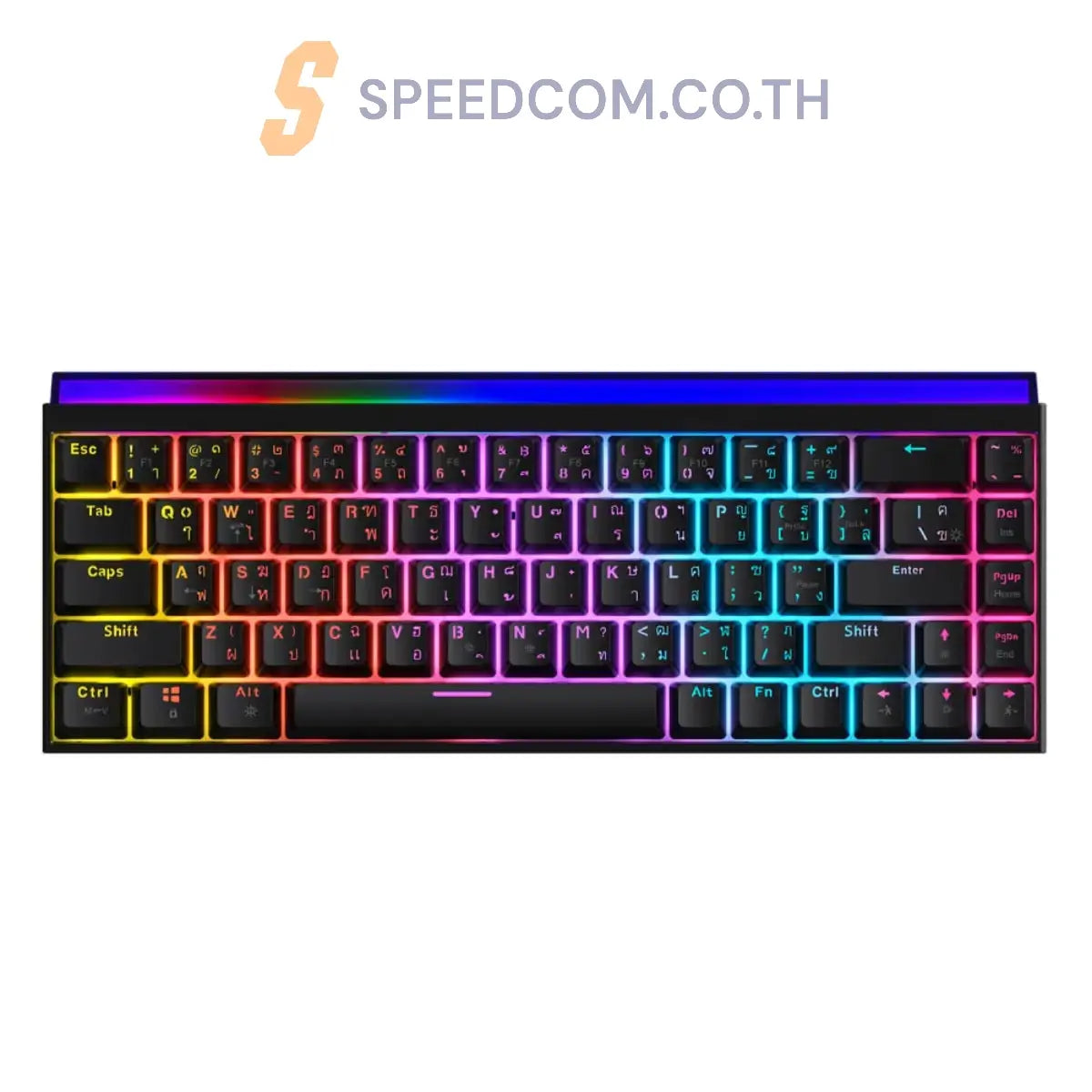 คีย์บอร์ด Ajazz NK68 Gaming Keyboard Wired Red Switch