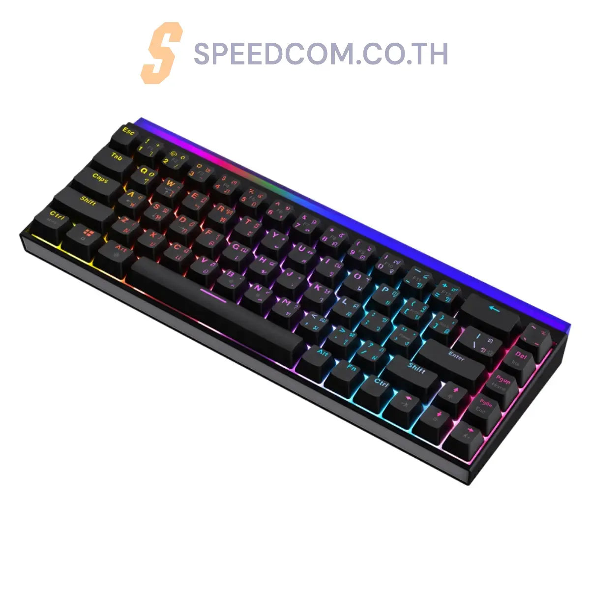 คีย์บอร์ด Ajazz NK68 Gaming Keyboard Wired Red Switch - SpeedCom