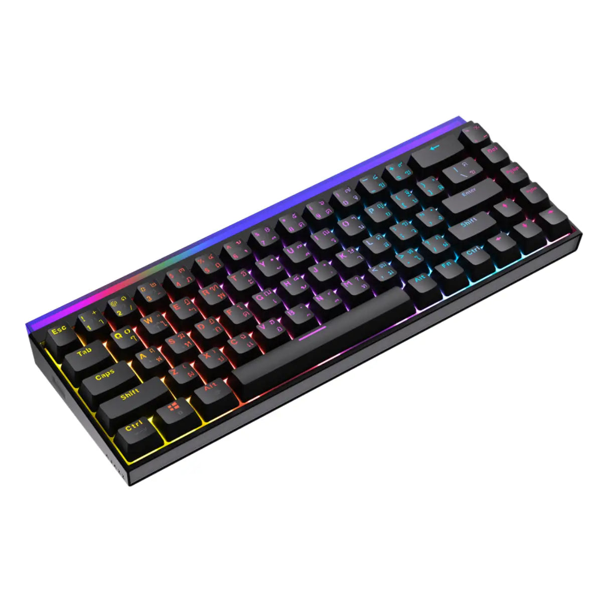 คีย์บอร์ด Ajazz NK68 Gaming Keyboard Wired Red Switch - SpeedCom
