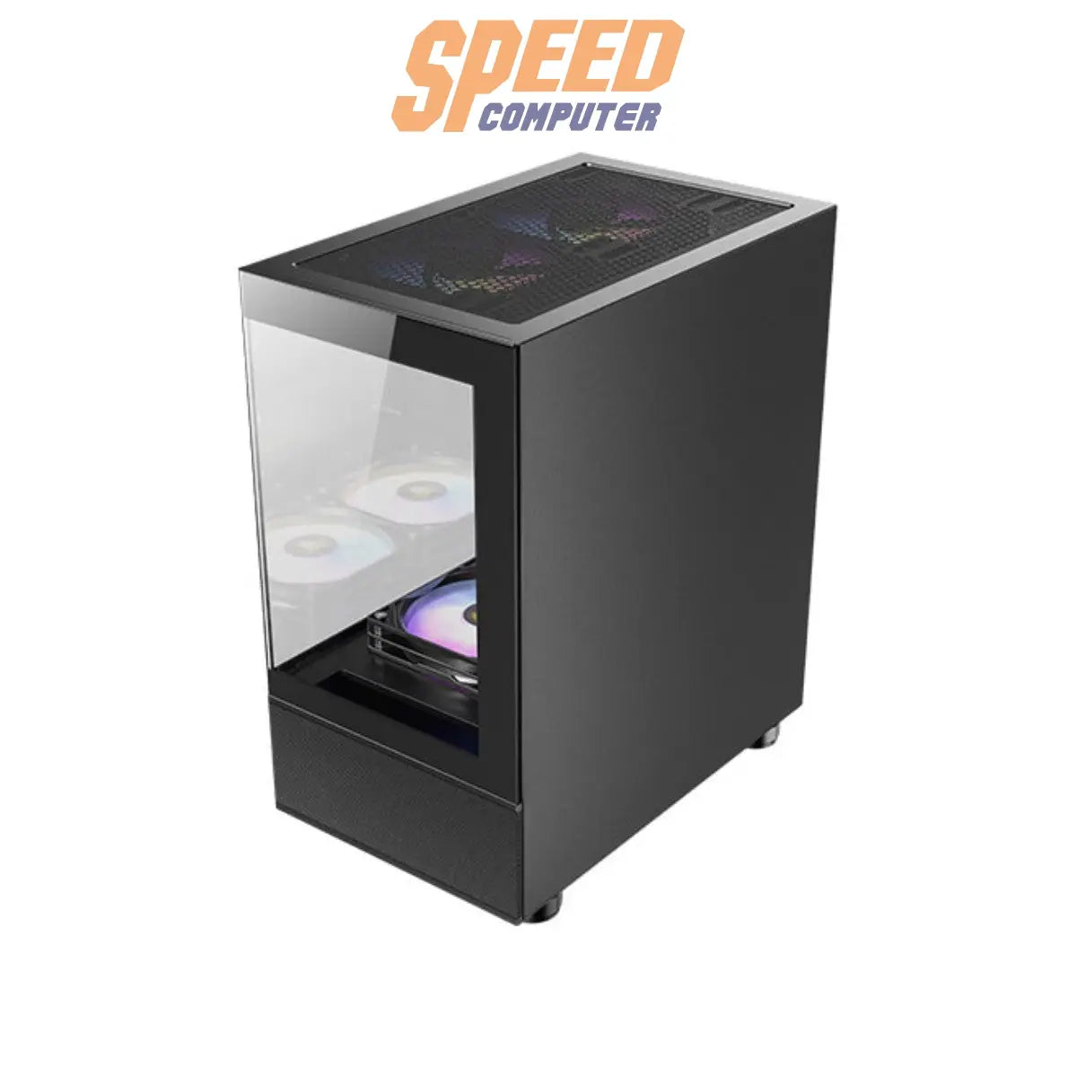 เคส Antec CX200M RGB ELITE Mini Tower Micro ATX สีดำSpeedCom