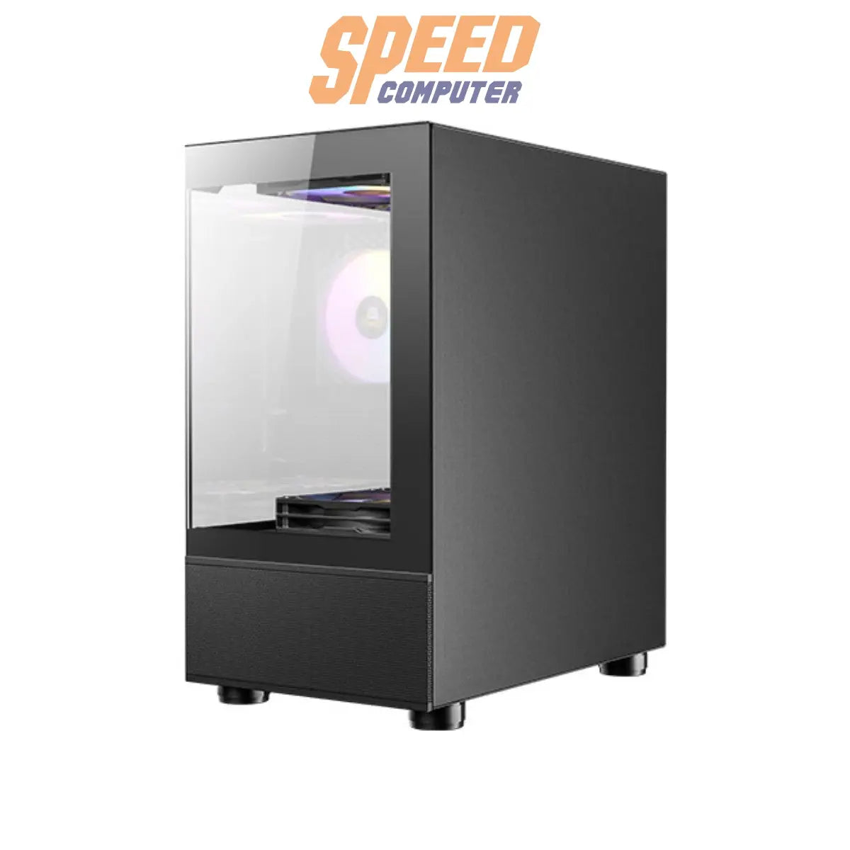 เคส Antec CX200M RGB ELITE Mini Tower Micro ATX สีดำSpeedCom