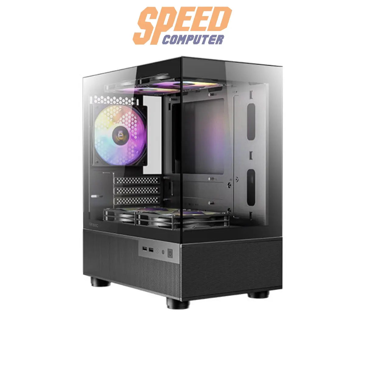 เคส Antec CX200M RGB ELITE Mini Tower Micro ATX สีดำSpeedCom