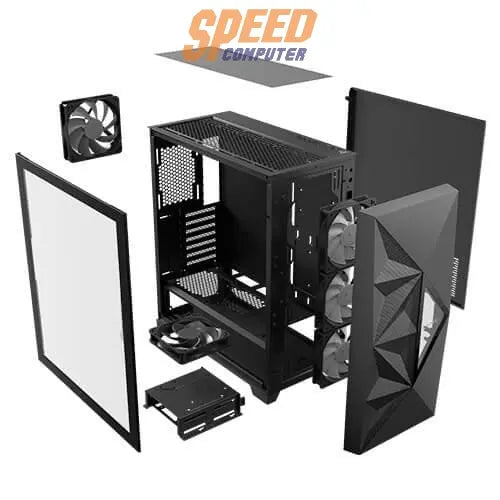 เคส Antec DF800 FLUX Mid Tower ATX สีดำ - SpeedCom