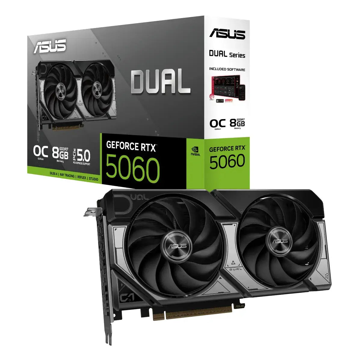 การ์ดจอ Asus Dual GeForce RTX 5060 8GB GDDR7 OC Edition - SpeedCom