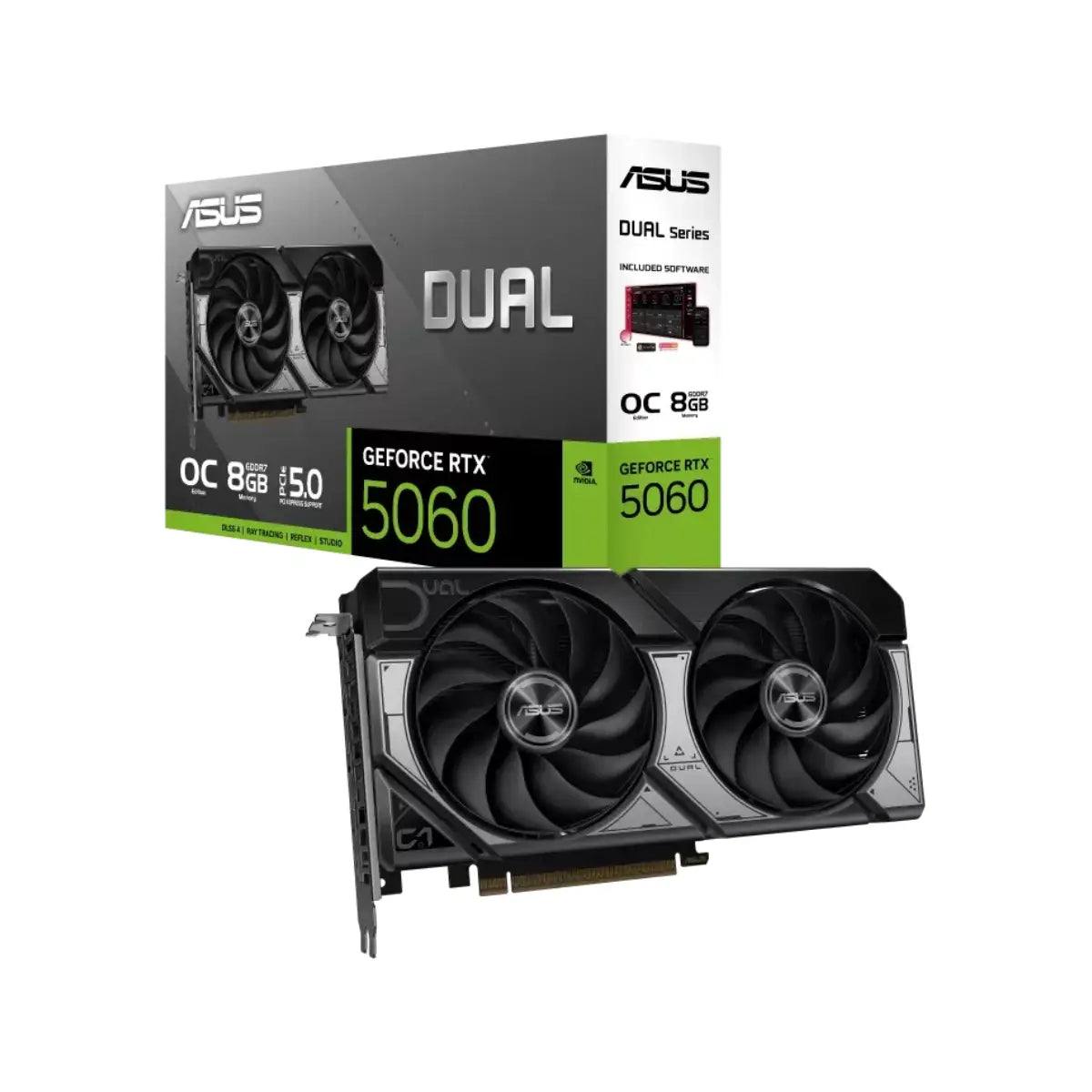 การ์ดจอ Asus Dual GeForce RTX 5060 8GB GDDR7 - SpeedCom