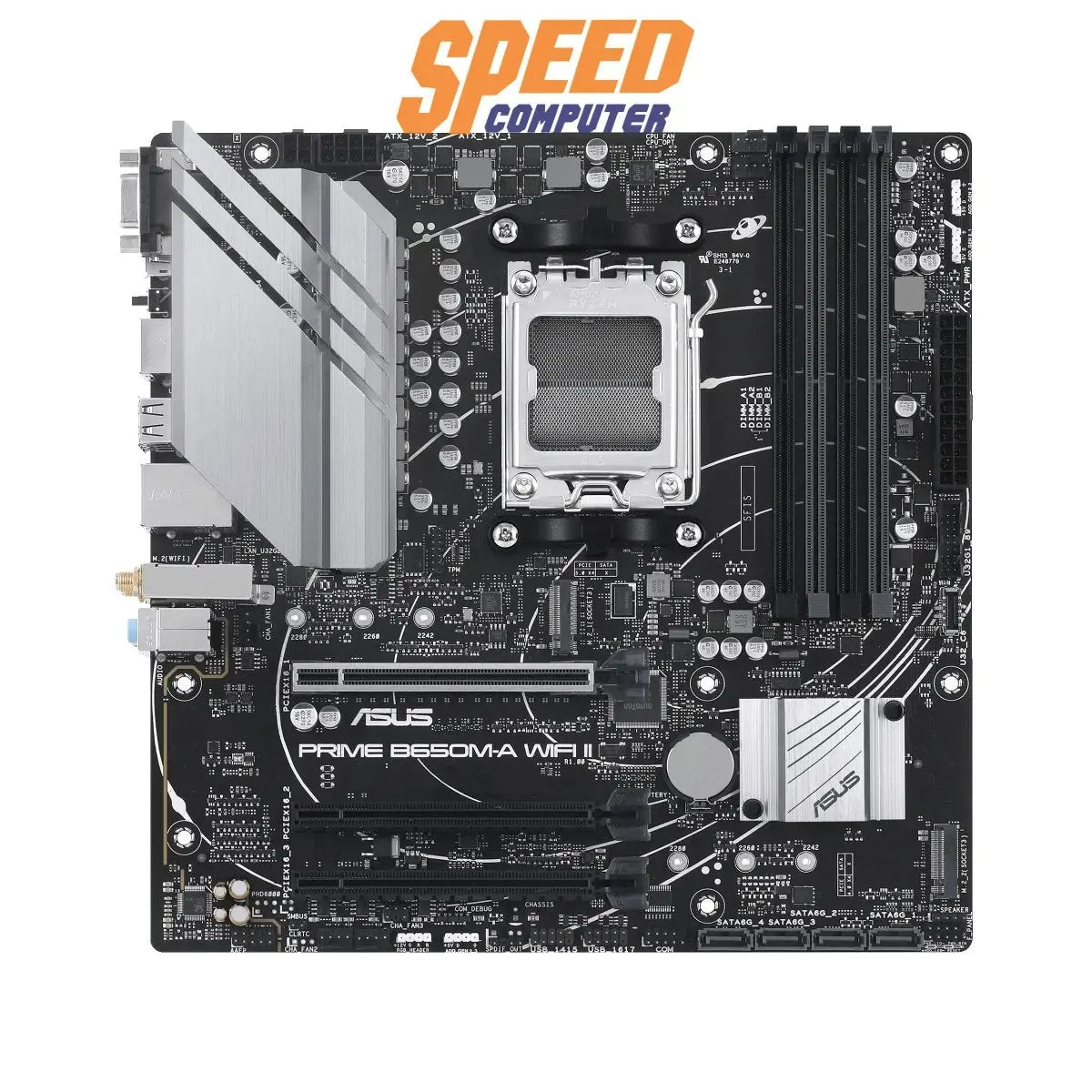 เมนบอร์ด Asus PRIME B650M - A II DDR5 AM5 Micro ATX - SpeedCom