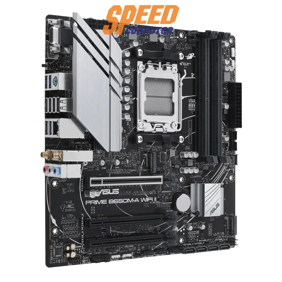 เมนบอร์ด Asus PRIME B650M - A II DDR5 AM5 Micro ATX - SpeedCom